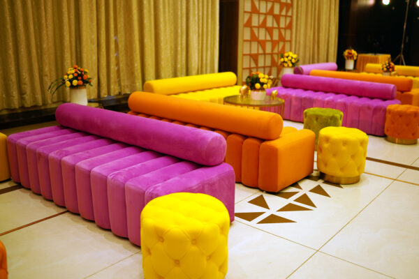 Modern Deewan Orange ( 08 ) - Image 2