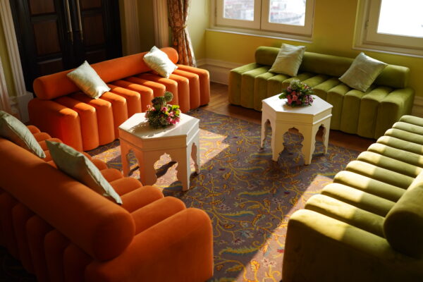 Modern Deewan Orange ( 08 ) - Image 4