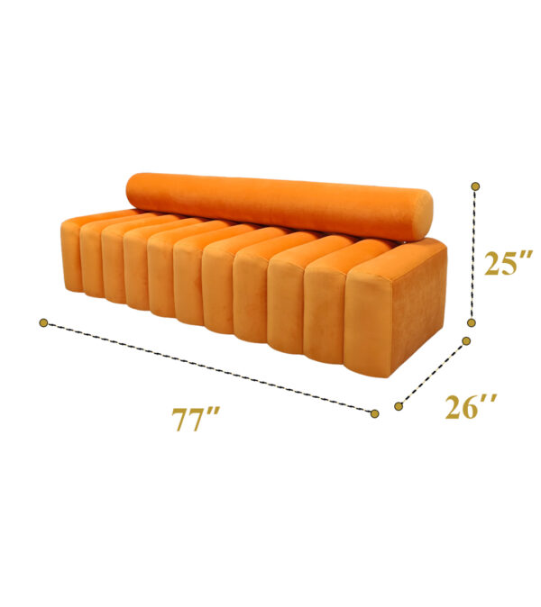 Modern Deewan Orange ( 08 ) - Image 6