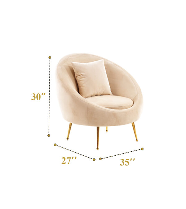 Regal Curve Sofa 1 Seater ( 08 ) - Image 2
