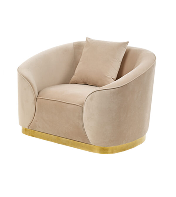 Beige Panther Sofa 1 Seater ( 24 )