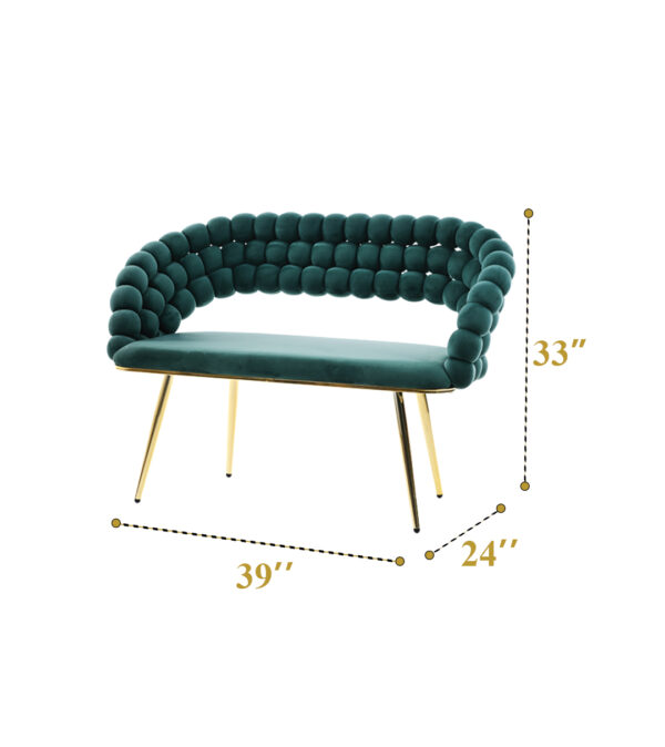 Bubble Sofa 3 Seater ( Green 06 ) - Image 2