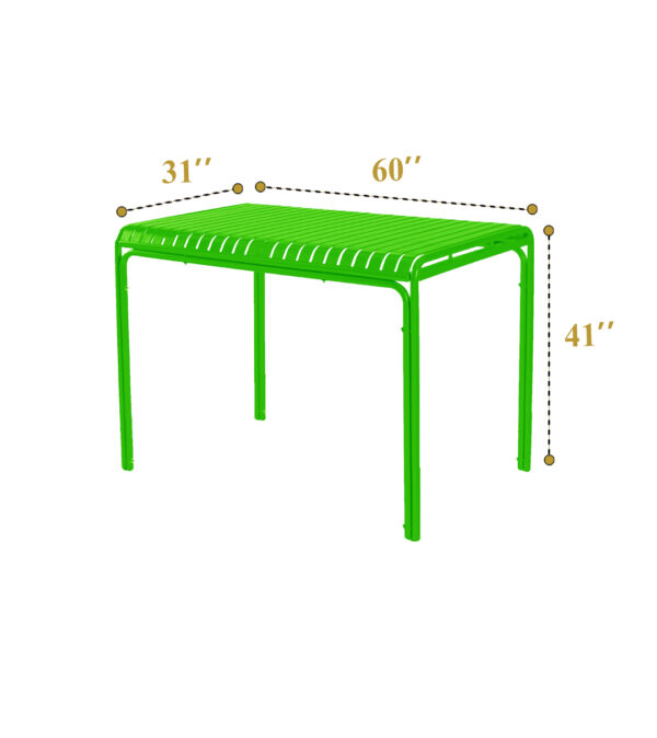 Colourful Bar Tables (Green) 12 Qty - Image 3