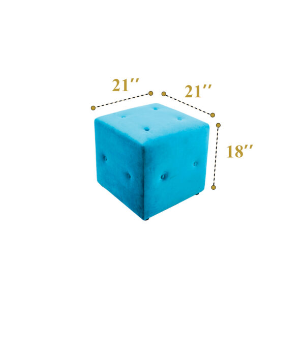 Blue Square Pouffes (16) - Image 2