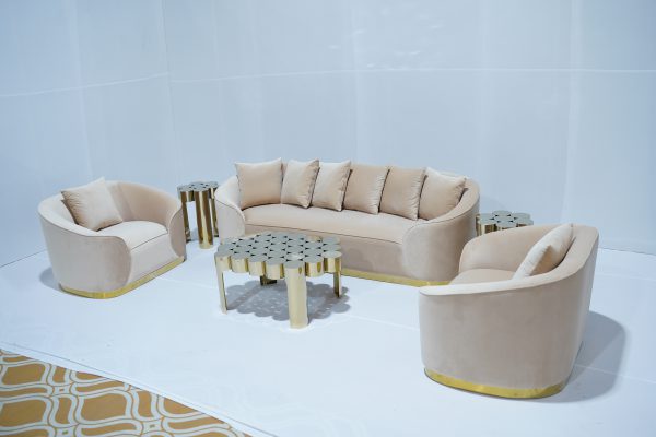 Beige Panther Sofa 3 Seater ( 24 ) - Image 6