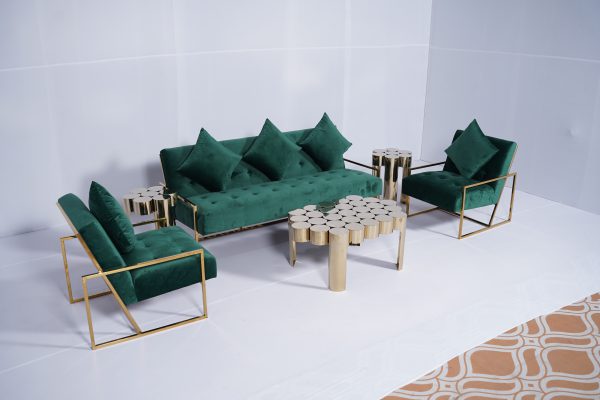 Blush Green Sofa 3 seater ( 24 ) - Image 9