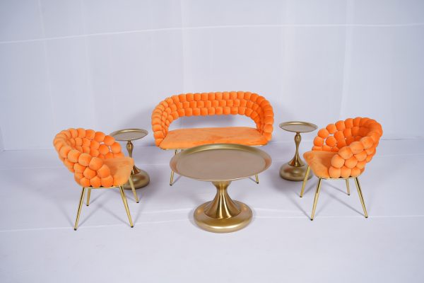 Bubble Sofa 3 Seater ( Orange 06 ) - Image 6