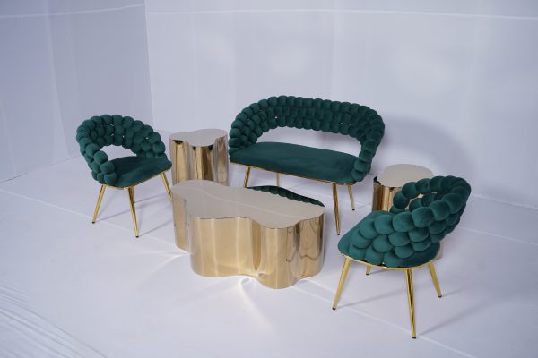 Bubble Sofa 3 Seater ( Green 06 ) - Image 5