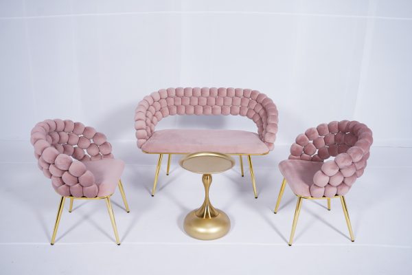 Bubble Sofa 3 Seater ( Vintage Pink 06 ) - Image 6