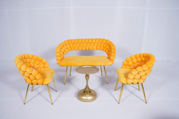 Bubble Sofa 1 Seater ( Yellow 12) - Image 5
