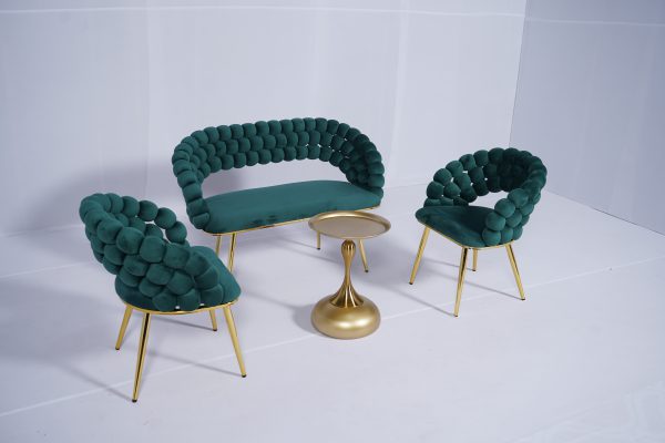 Bubble Sofa 3 Seater ( Green 06 ) - Image 4