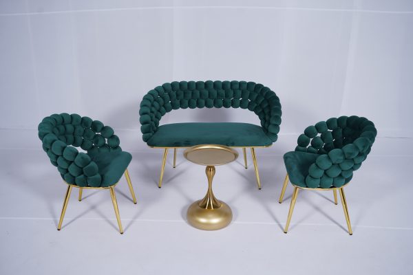 Bubble Sofa 3 Seater ( Green 06 ) - Image 3