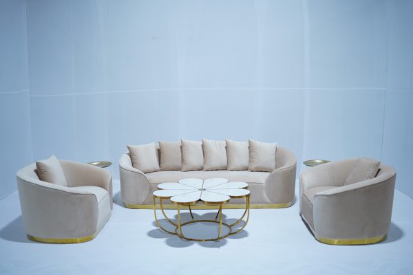 Beige Panther Sofa 3 Seater ( 24 ) - Image 5
