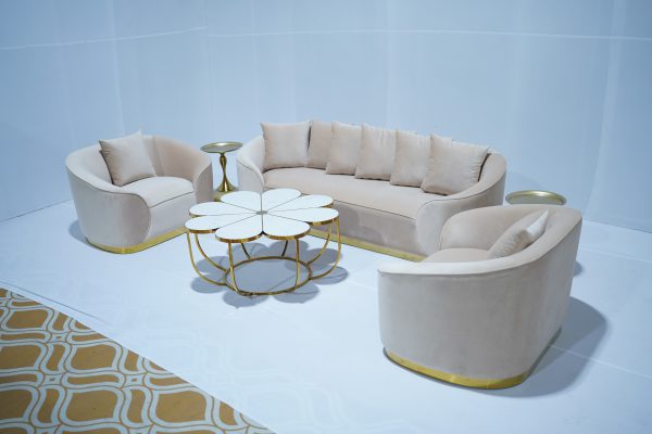 Beige Panther Sofa 3 Seater ( 24 ) - Image 4