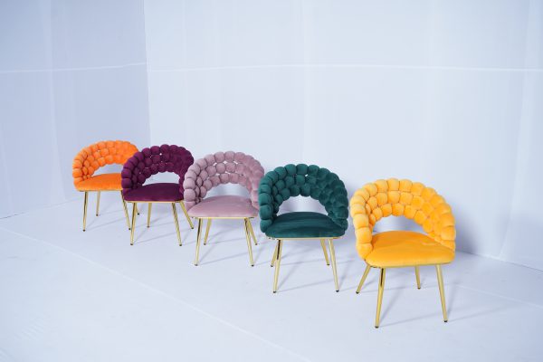 Bubble Sofa 1 Seater ( Yellow 12) - Image 3