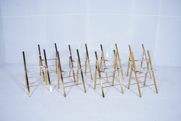 Gold Acrylic Folding Chair ( 200 ) - Image 2