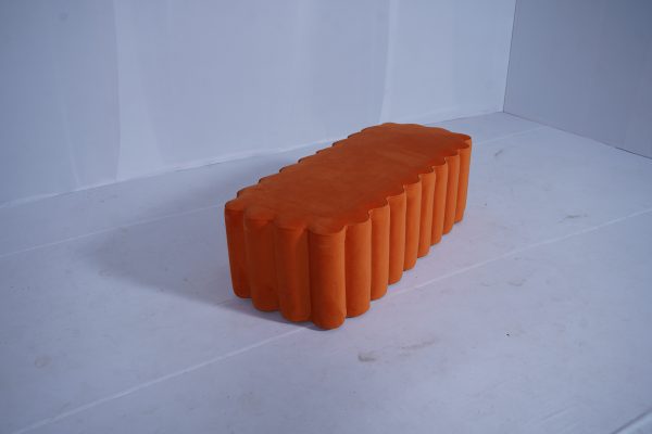 Modern Deewan Backless ( Orange 08 ) - Image 4