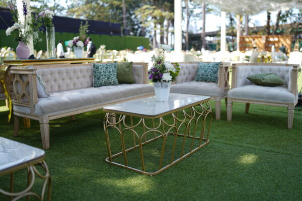 Gold Jhali Coffee Table 2 ( 6 Qty) - Image 6
