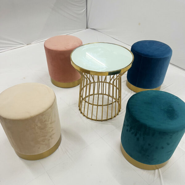 Colourful Pouffes Green ( 12 ) - Image 3