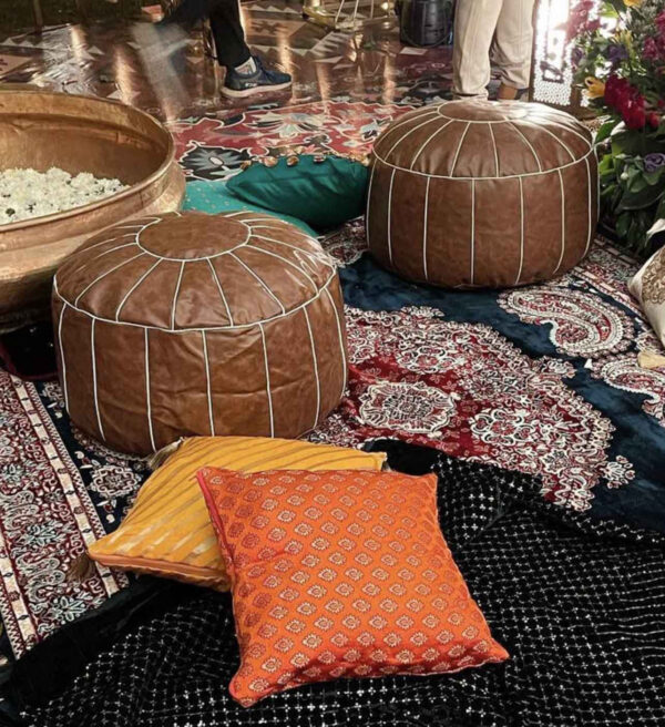 Assorted Moroccan Pouffes ( 24 ) - Image 3