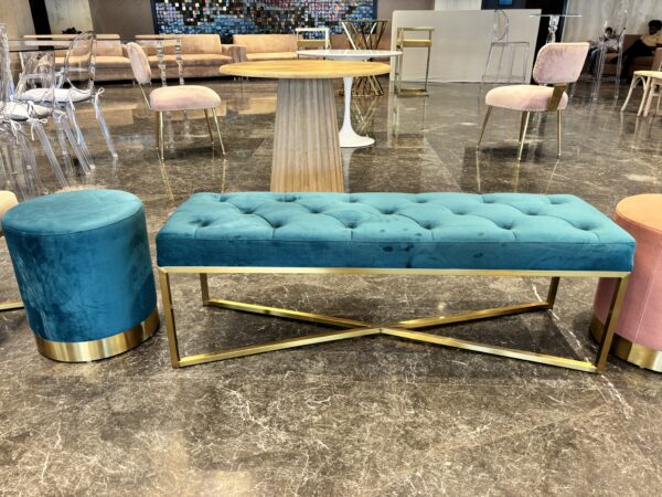Criss Cross Bench ( Green 6pcs ) - Image 2