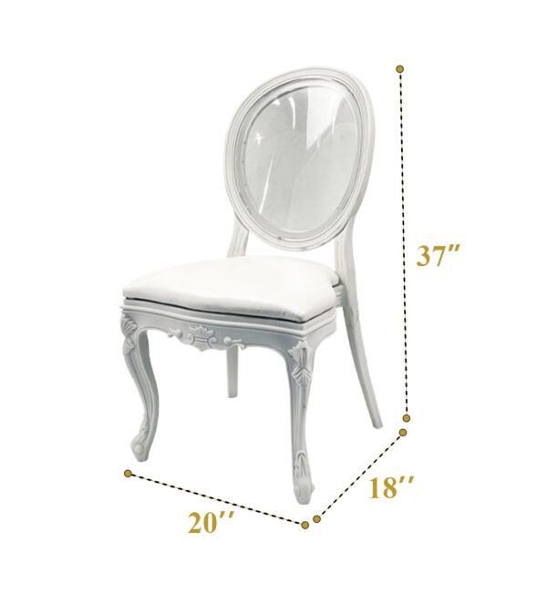 Imperial Chair Glass ( White) 350 - Image 2