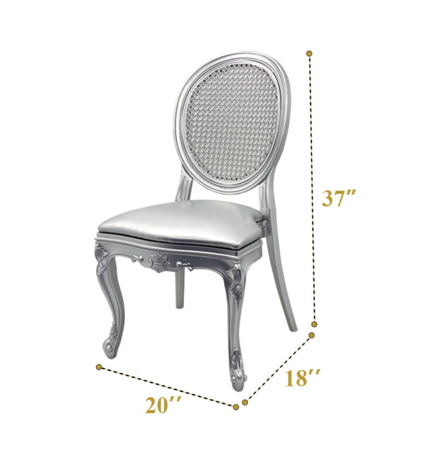 Imperial Chair Rattan ( Silver ) 200 - Image 2