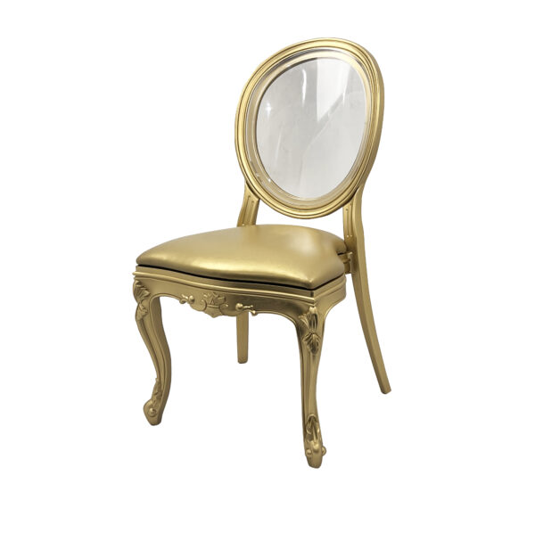 Imperial Chair Glass ( Gold ) 350