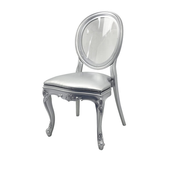 Imperial Chair Glass ( Silver ) 200