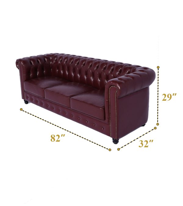 Leather Sofa Set ( 6 ) - Image 9