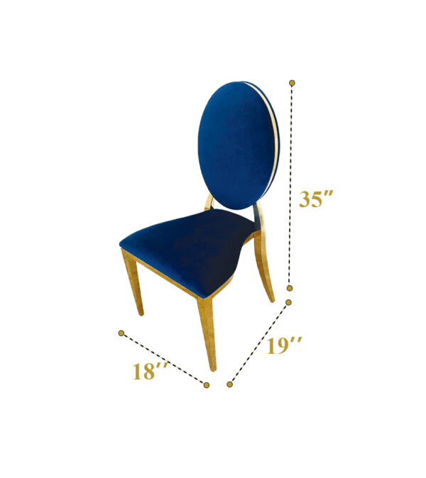Louis Chairs (Blue) 300 - Image 2