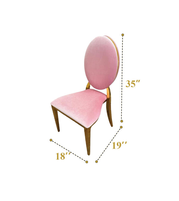 Louis Chairs (Pink) 300 - Image 2