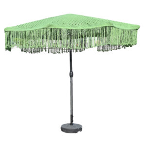 Macrame Umbrella ( Green 08 Qty )