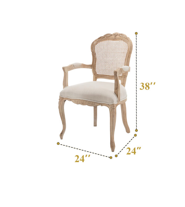 Rattan Arm Chair ( 100 ) - Image 6