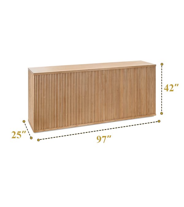 Rustic Wooden Island Bar Counter 1set ( 4+4 ) - Image 7
