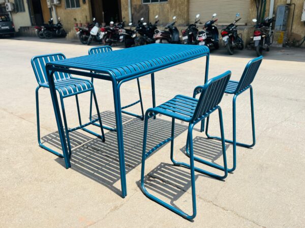 Colourful Bar Chairs (Blue) 25 Qty - Image 2