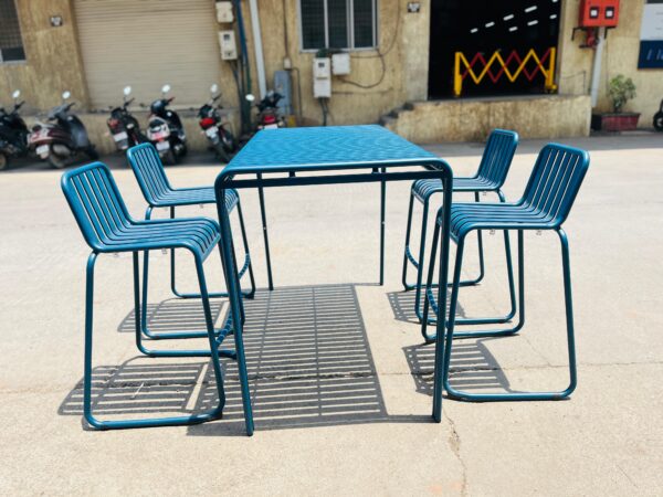 Colourful Bar Tables (Blue) 12 Qty - Image 2