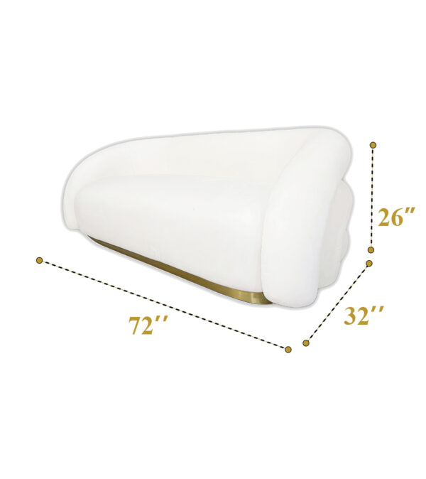 White Plum Sofa 3 Seater ( 16 ) - Image 2