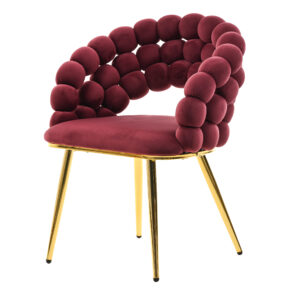 Bubble Sofa 1 Seater ( Maroon 12 )