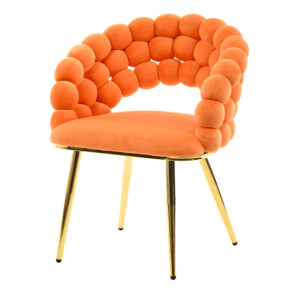 Bubble Sofa 1 Seater ( Orange 12 )