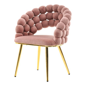 Bubble Sofa 1 Seater ( Vintage Pink 12 )