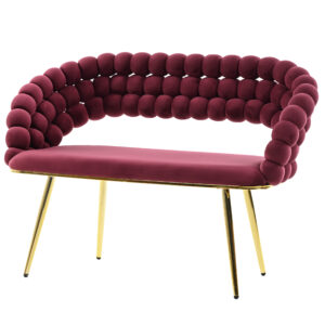 Bubble Sofa 3 Seater ( Maroon 06 )