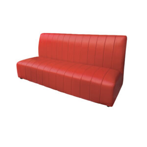 Red Long Back Leather Sofa (12)