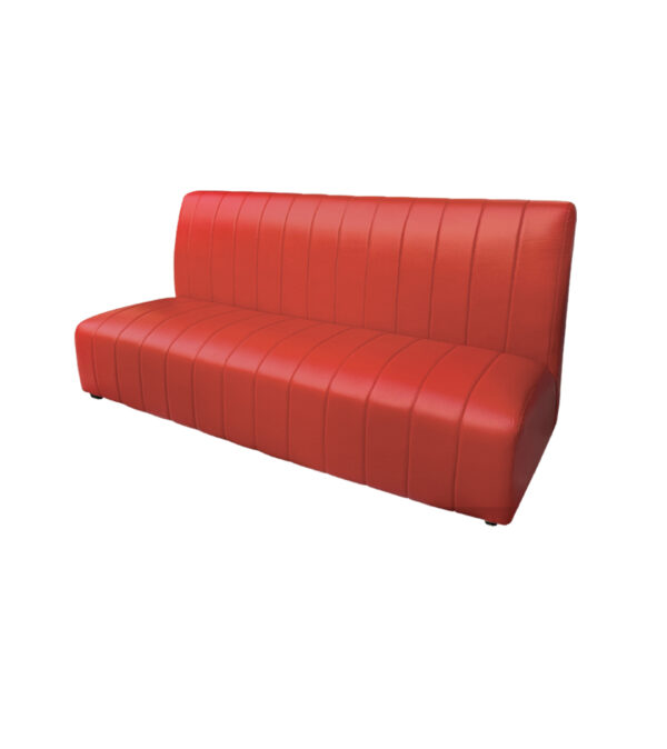 Red Long Back Leather Sofa (12)