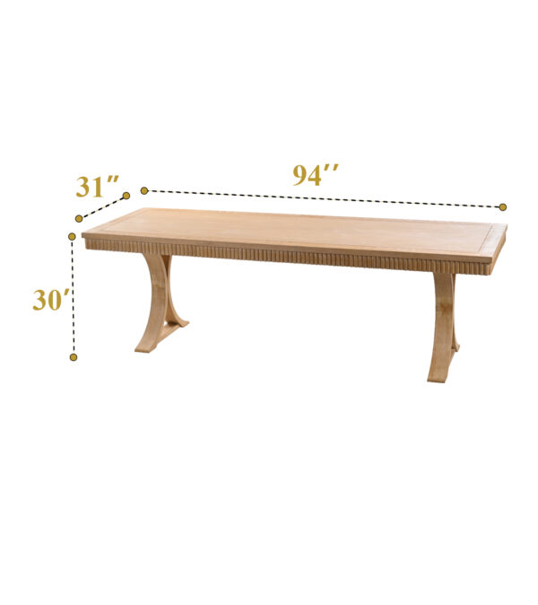 Wooden Sajankote Table ( 12 Qty) - Image 5