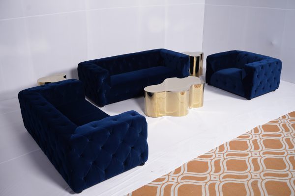 Royal Blue sofa 2 seater (Pcs 12) - Image 6