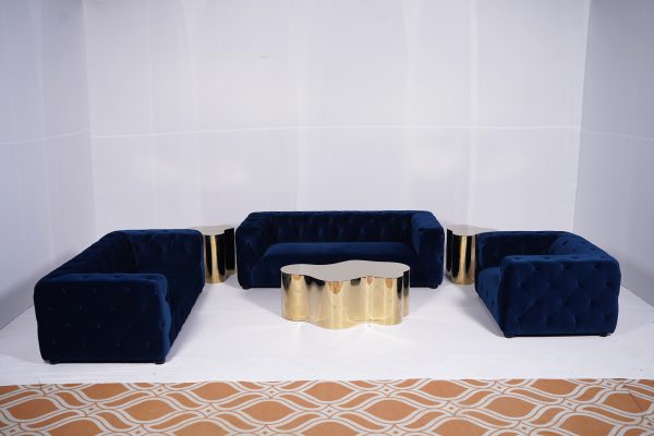 Royal Blue sofa 2 seater (Pcs 12) - Image 4