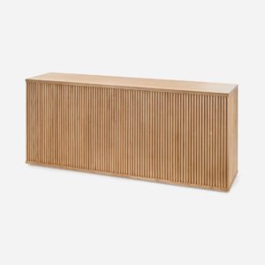 Rustic wooden bar counter