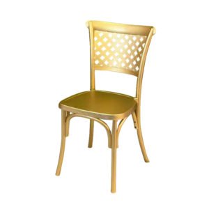 Gold Jhali Cross Back Chair ( Qty 80 )