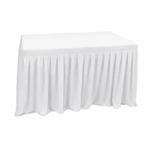 Catering Table With White Frills